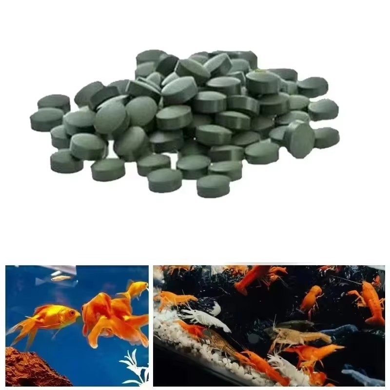 100-3000개의 고순도 스피루리나 정제는 스피루리나 - Aquarium Fish Holiday Food 리뷰 및 가격