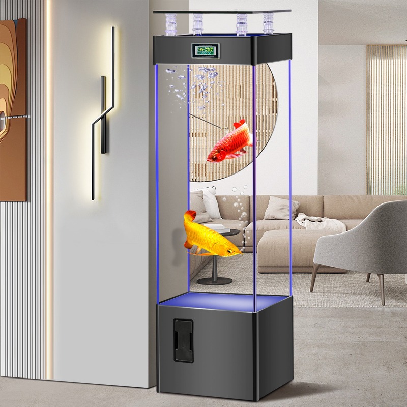 초투명 유리 어항, 물갈이 필요없는 생태 수족관, 중소 - Aquarium Fish Goldfish 리뷰 및 가격