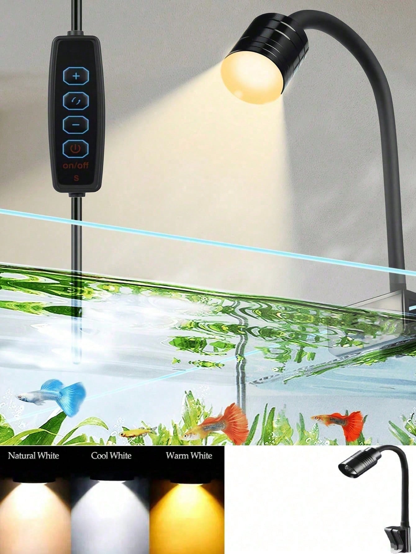 USB 수족관 조명, 줌 남미식 스포트라이트, 금붕어  - Aquarium Fish Goldfish 리뷰 및 가격