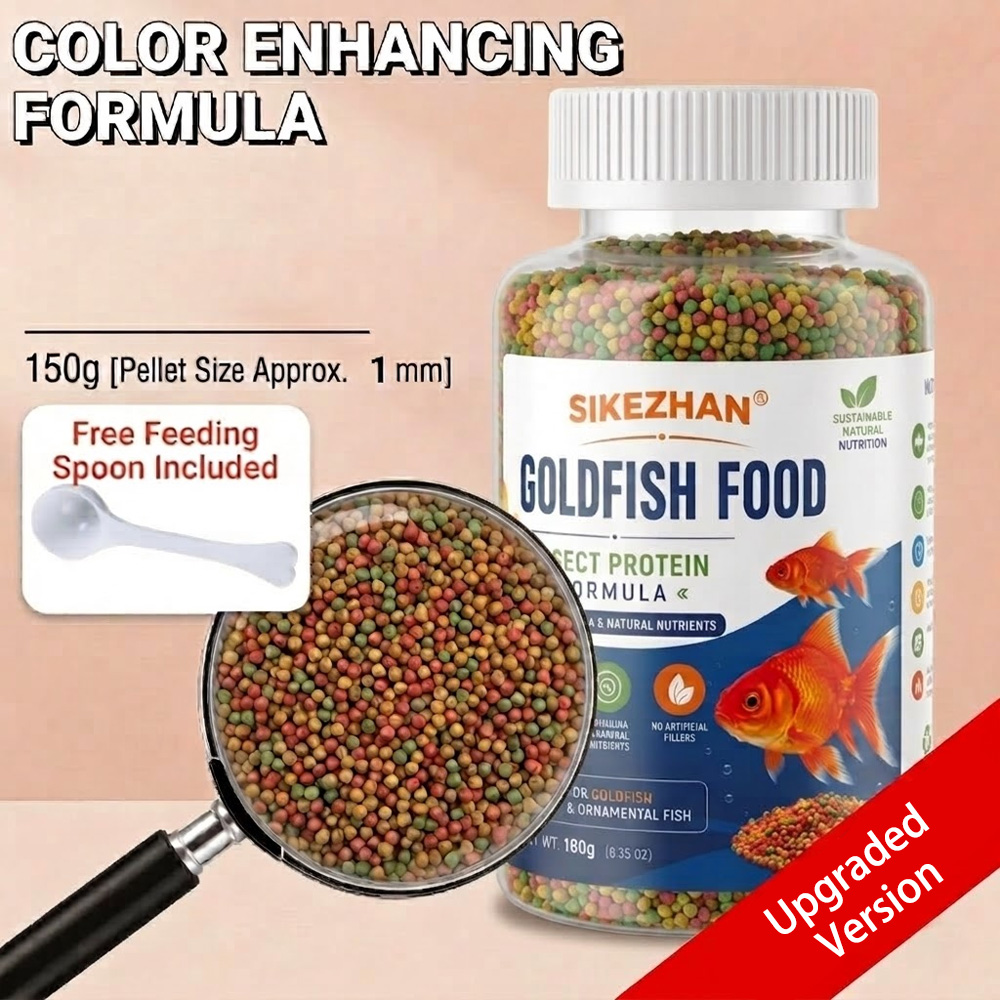 색상 강화 금붕어 사료 곤충 단백질 미세 펠릿 깨끗한  - Aquarium Fish Vitamin 리뷰 및 가격