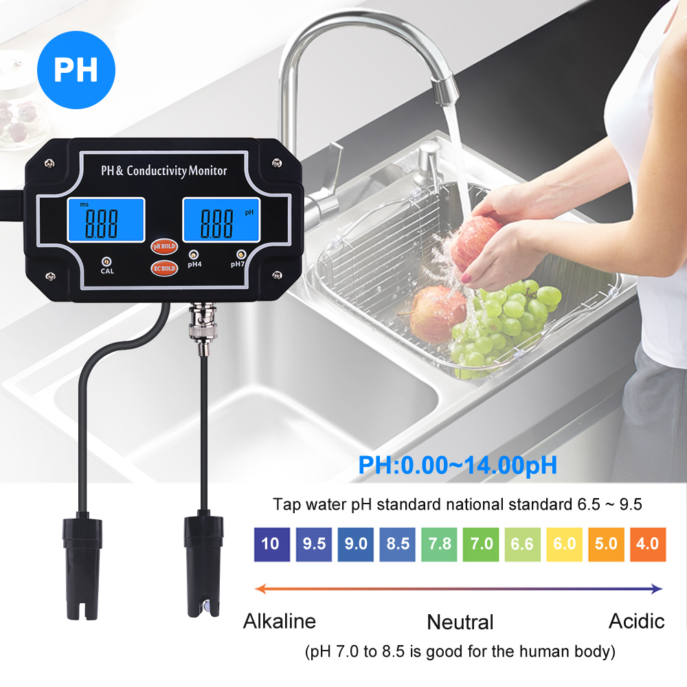 Yieryi 디지털 온라인 PH/EC 전도도 모니터 미 - Aquarium Fish In Online 리뷰 및 가격