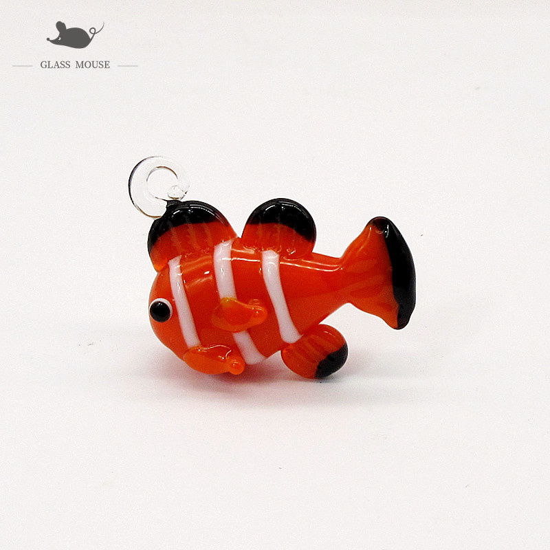 사용자 정의 옥 색상 수제 무라노 유리 금붕어 장식 펜 - Aquarium Fish Goldfish 리뷰 및 가격