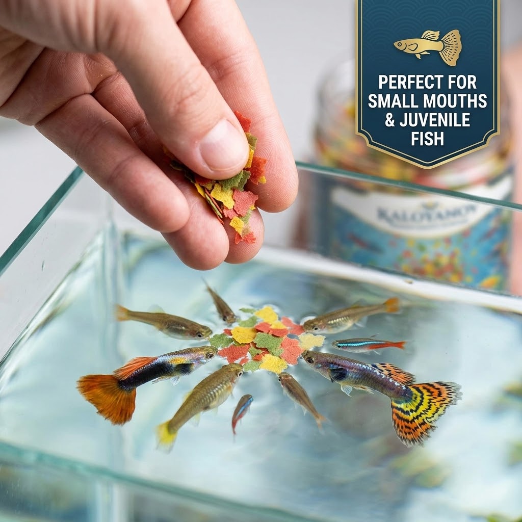 삼색 수족관 물고기 사료 플레이크, 균형 잡힌 영양,  - Aquarium Fish Holiday Food 리뷰 및 가격