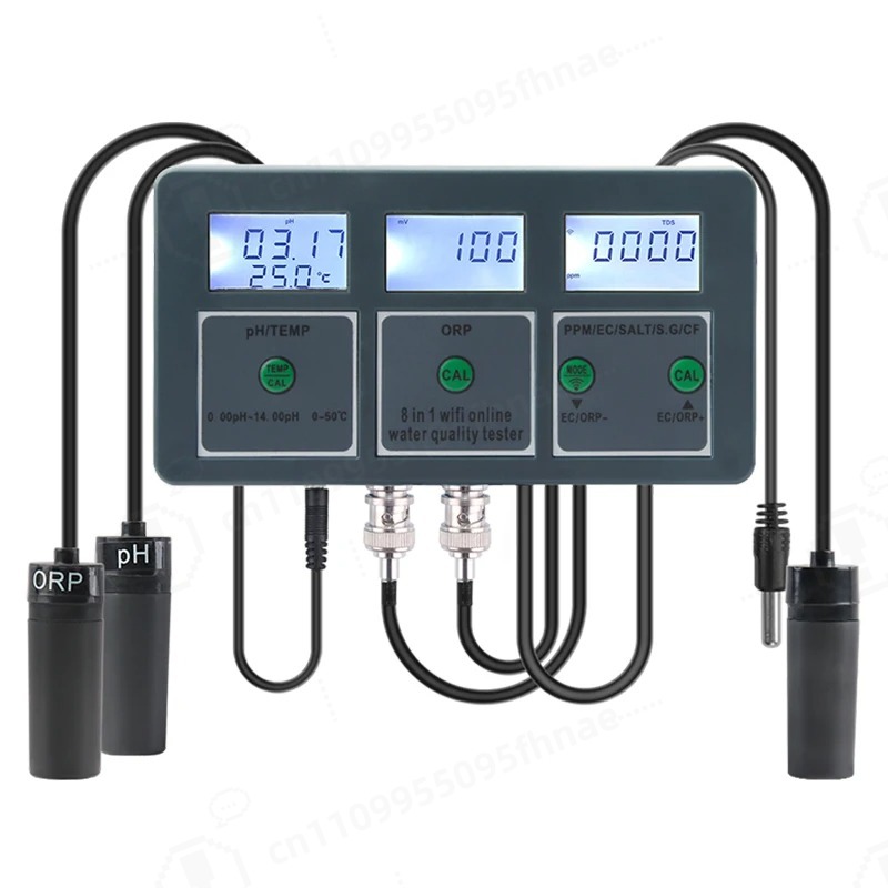 WiFi 디지털 pH ORP TDS EC 염도 비중 온 - Aquarium Fish In Online 리뷰 및 가격
